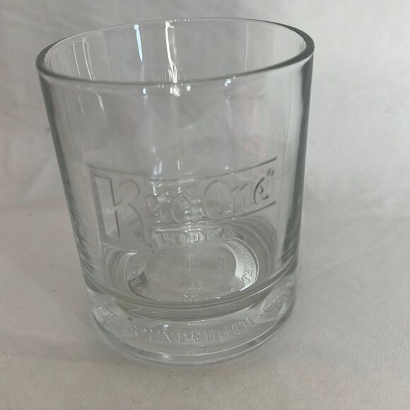 Ketel One Vodka Rocks Glass 10 Oz Clear Glass Stamped  Nolet Family Distillery - Picture 1 of 5